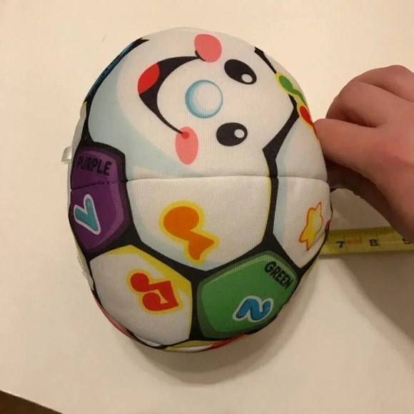 Fisher-Price Laugh & Learn Singin' Soccer Ball 8" Baby Plush Toy 2013 Working - Picture 11 of 11